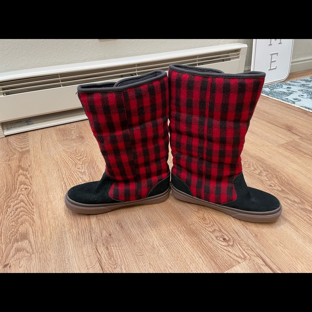 Vans Buffalo plaid boots